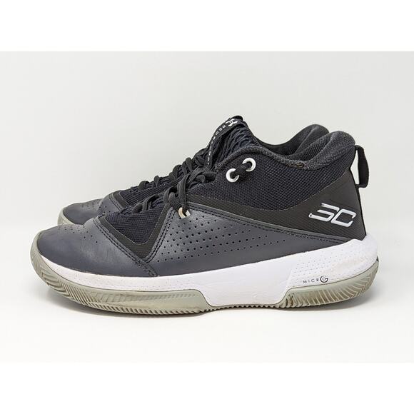 Under Armour Black SC 3ZERO IV Basketball Shoes Sneakers Size Men 8 Women 9.5 main image 8